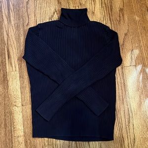 Navy Gap Turtleneck Sweater